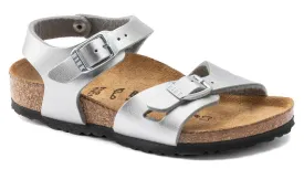 Birkenstock Rio Kids Silver Birko-Flor