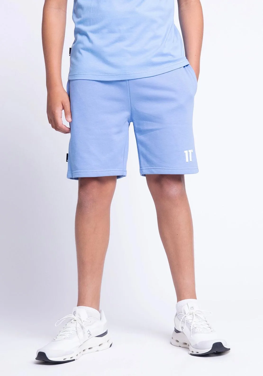 11Degrees Boys Core Sweat Short, Vista Blue