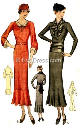 1933 Frocks D30-7607