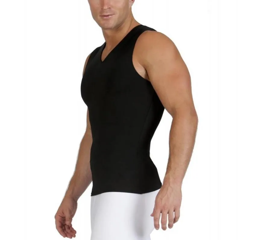 3 Pack Insta Slim Compression Sleeveless V-Neck Tank VS00N3