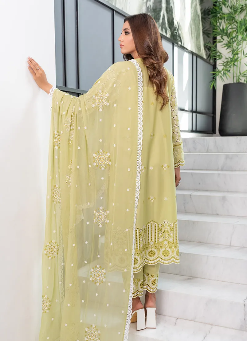 3 Pc Chikankari Lawn