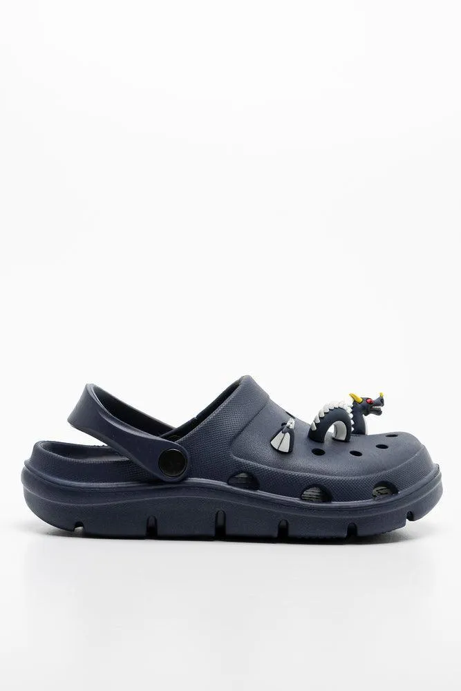 3D  Jibbitz clog navy