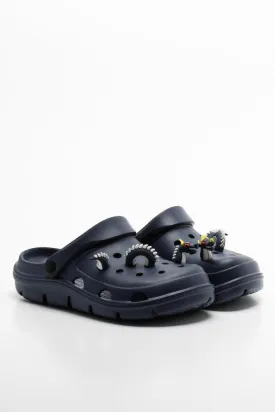 3D  Jibbitz clog navy