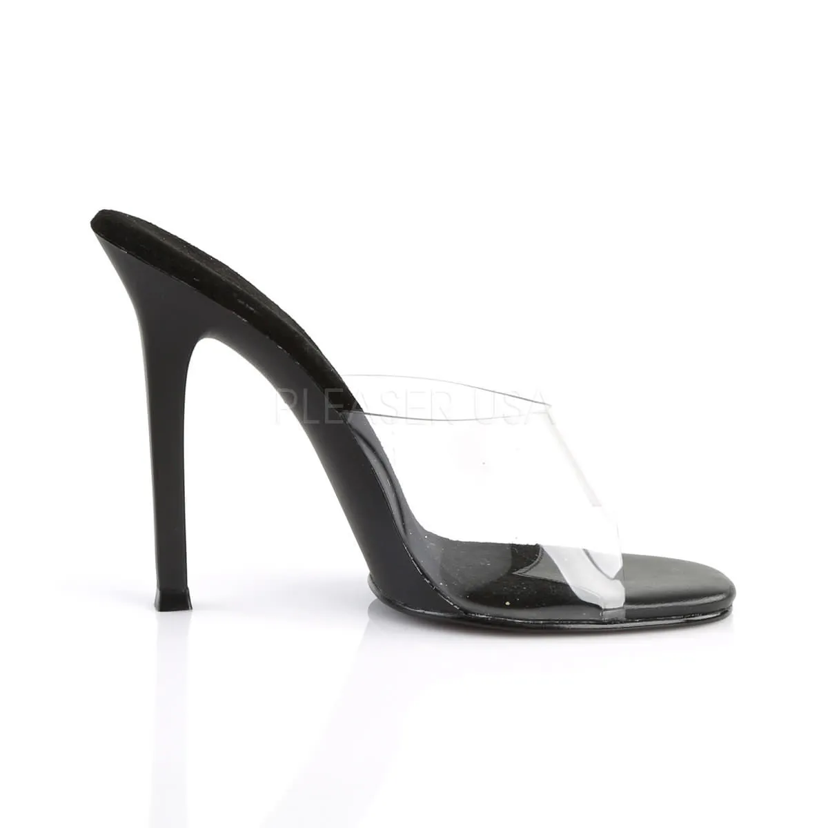 4 Inch Heel GALA-01 Clear Black