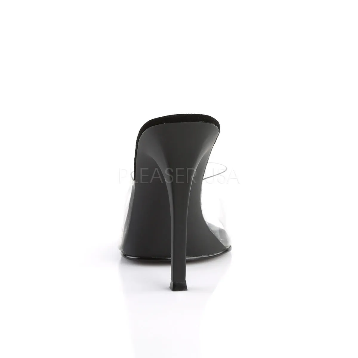 4 Inch Heel GALA-01 Clear Black