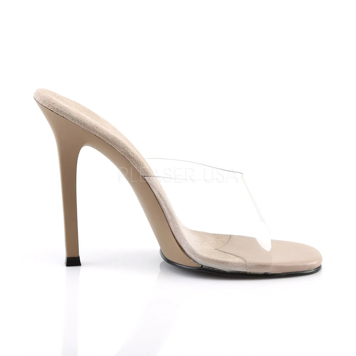 4 Inch Heel GALA-01 Clear Nude