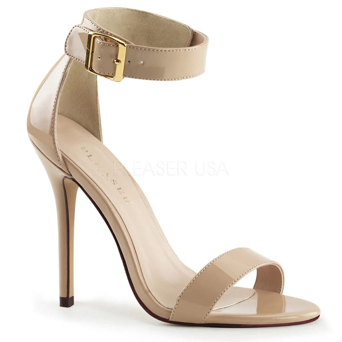 5 Inch Heel AMUSE-10 Cream Patent