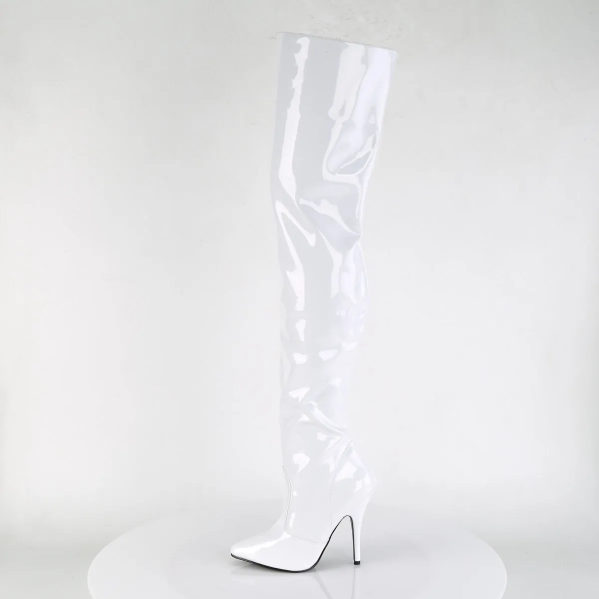 5 Inch Heel SEDUCE-3010 White Pat