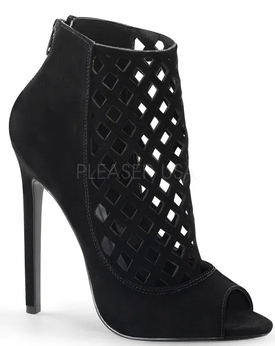 5" Stiletto Heel Strappy Cage Sandal (SEXY-50 Final Sale)