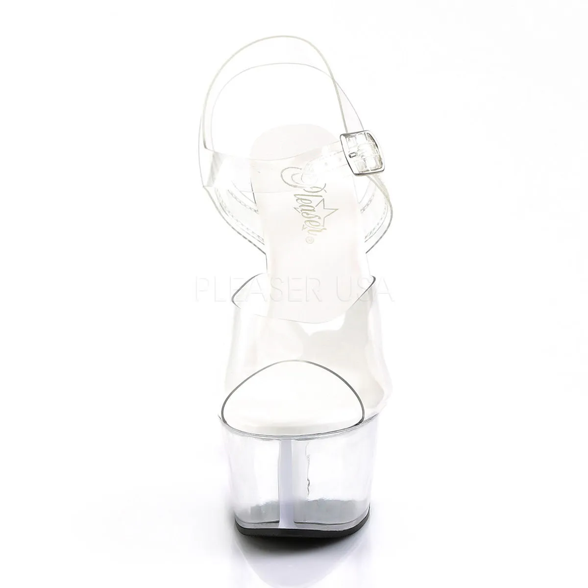 6 Inch Heel ASPIRE-608 Clear