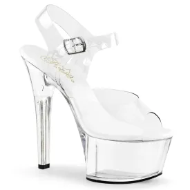 6 Inch Heel ASPIRE-608 Clear