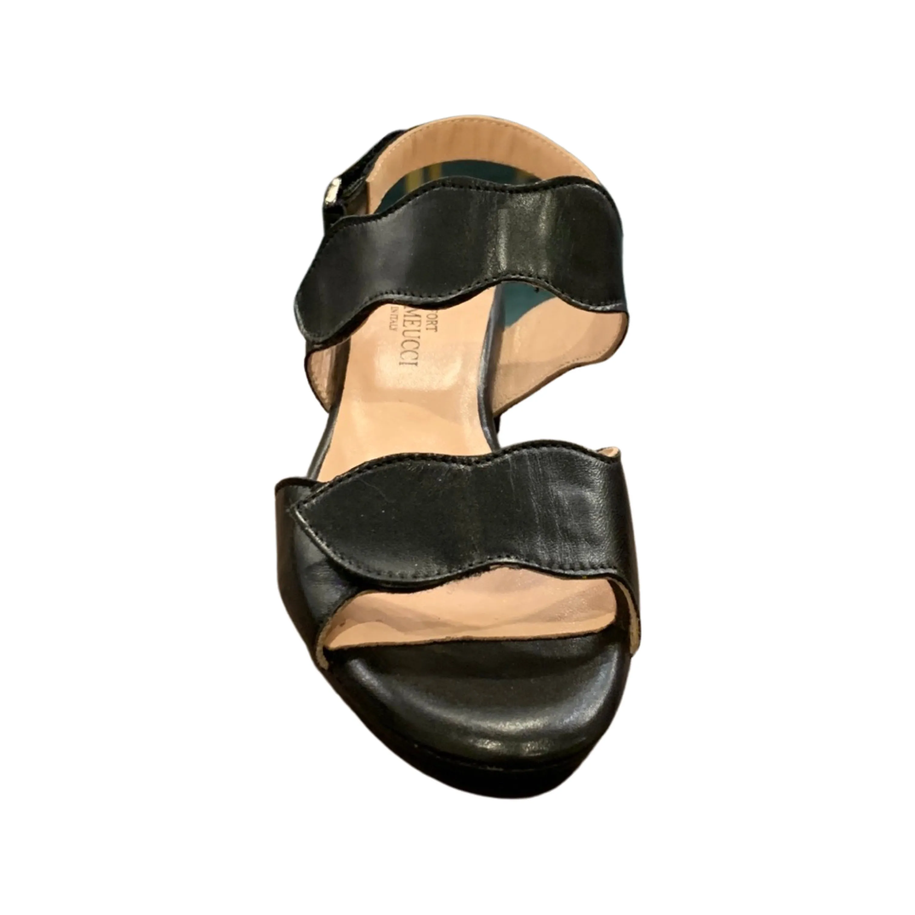 Adena Black Adjustable Sandal