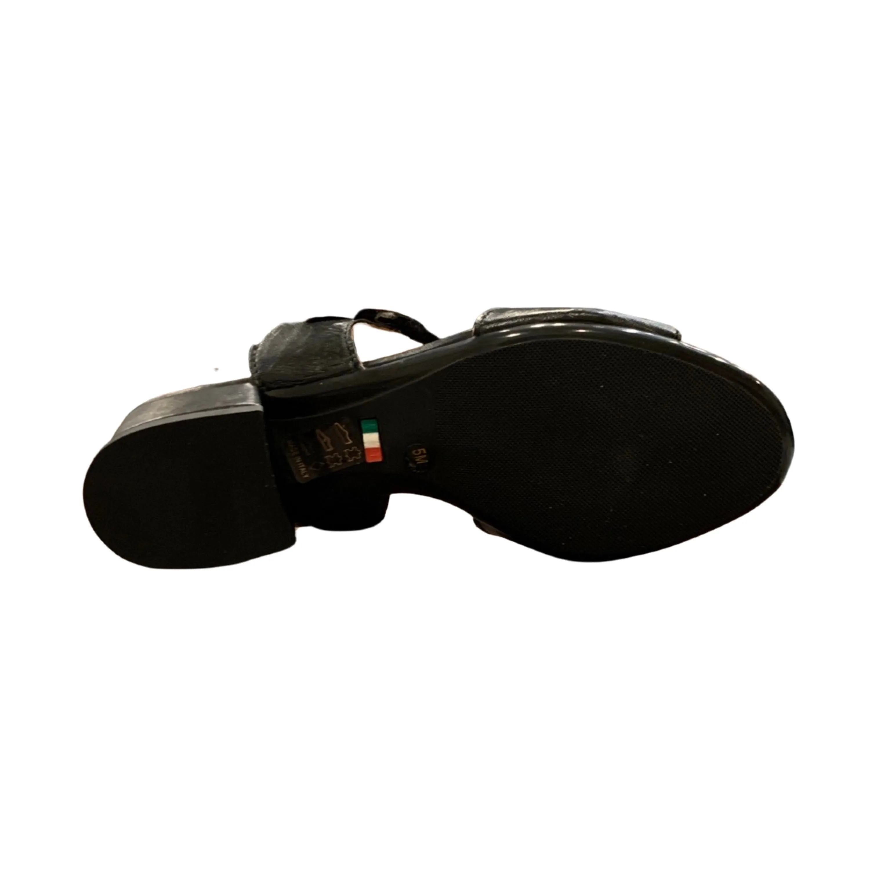 Adena Black Adjustable Sandal