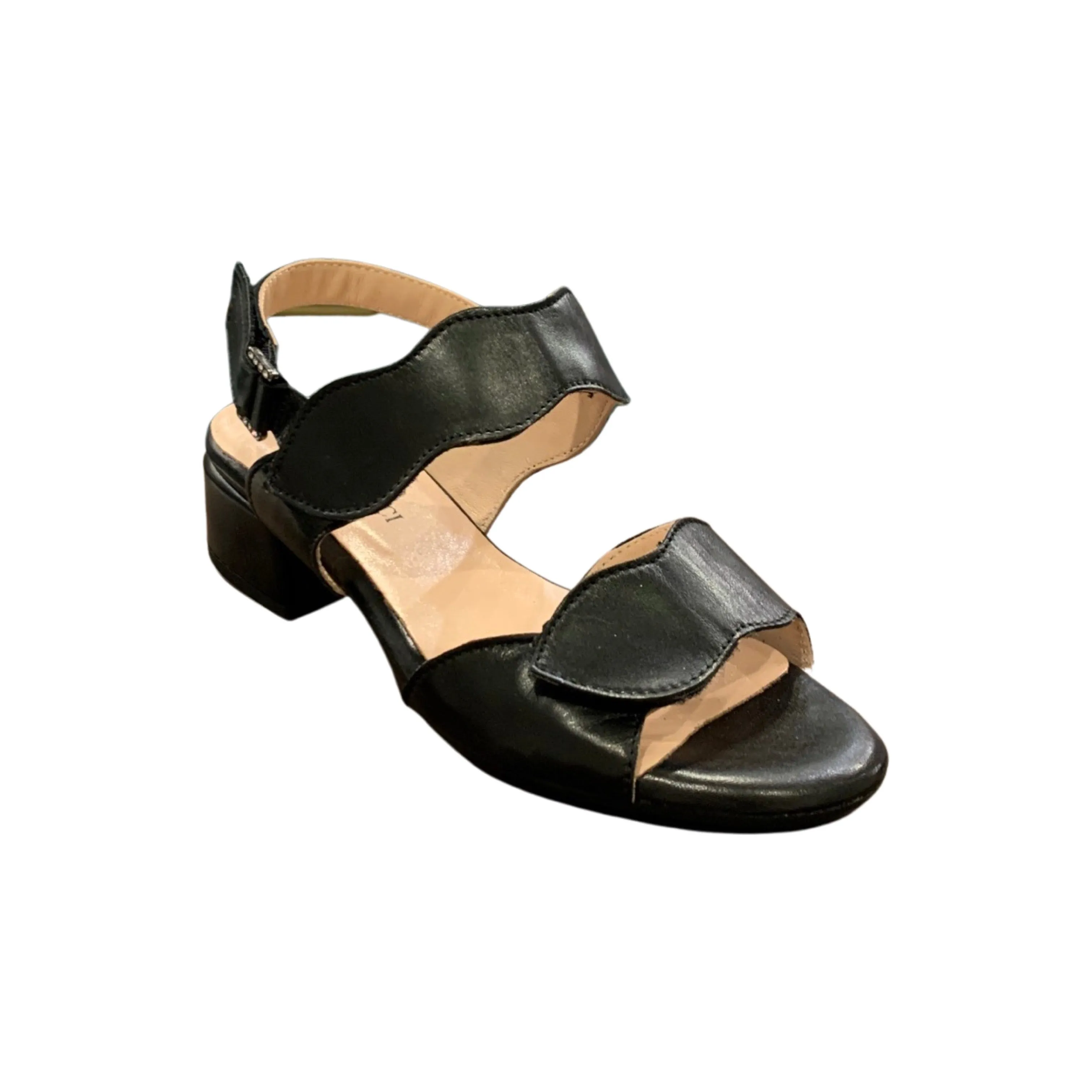 Adena Black Adjustable Sandal