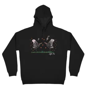 Adults Cozy Hoodie - Brolgas By Wendy Pawley