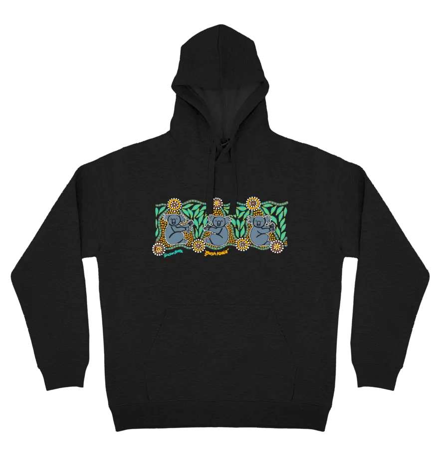 Adults Cozy Hoodie - Bush Koala By Susan Betts