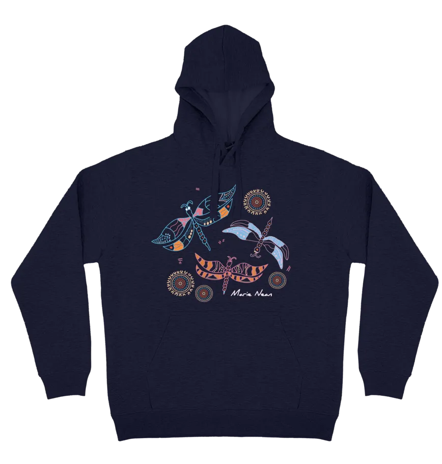 Adults Cozy Hoodie - Monya Bunguns (Beautiful Wings) By Marie Nean