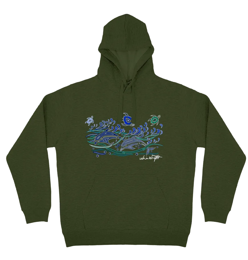 Adults Cozy Hoodie - Ocean Dreams By Nina Wright