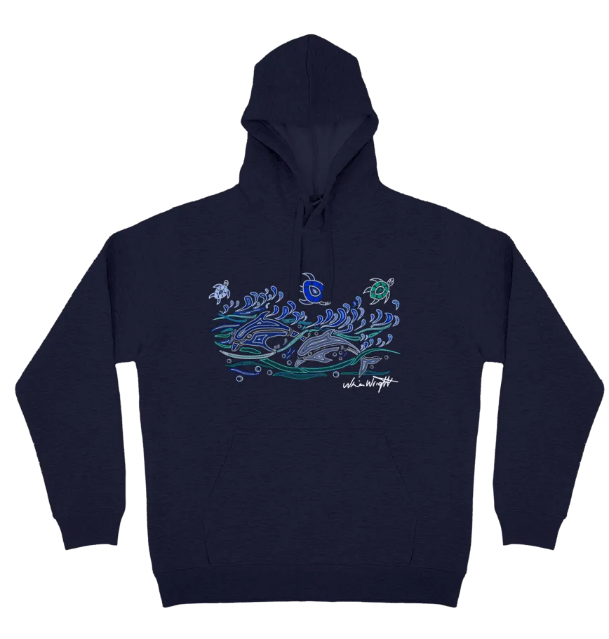 Adults Cozy Hoodie - Ocean Dreams By Nina Wright