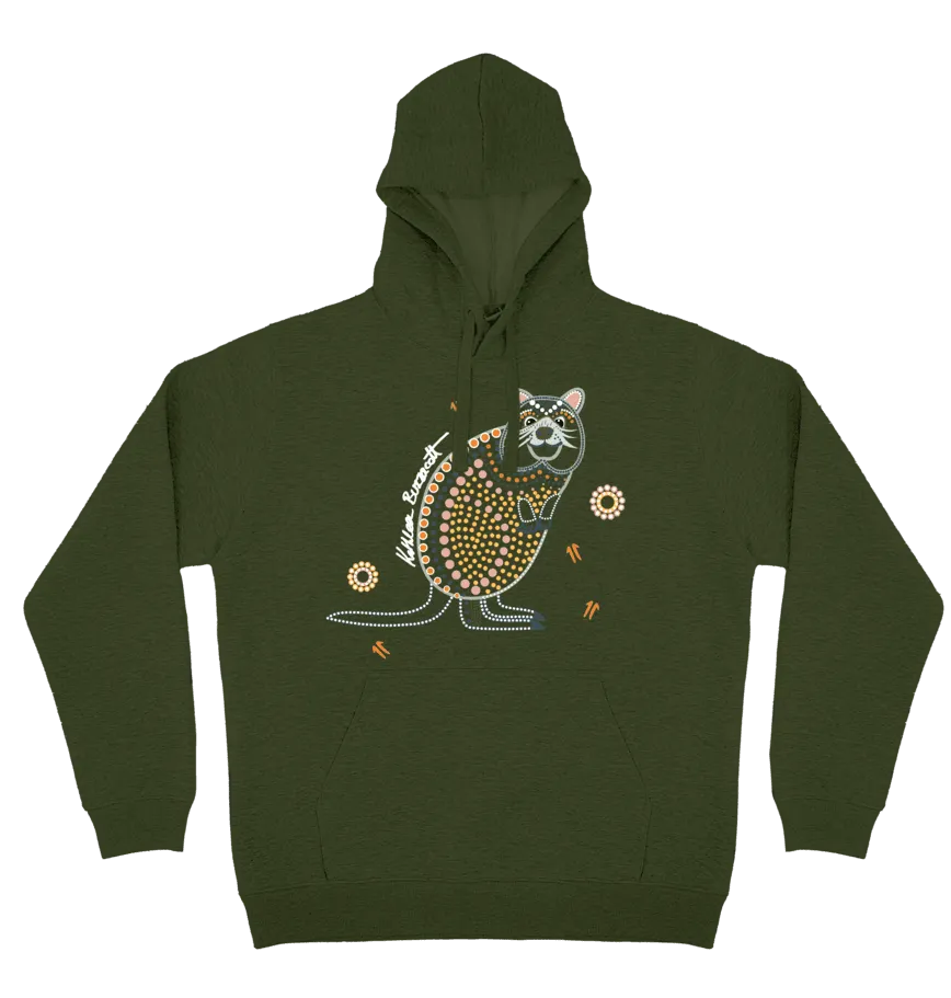 Adults Cozy Hoodie - Quokka By Kathleen Buzzacott