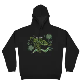 Adults Cozy Hoodie - Turtle By Nina Wright