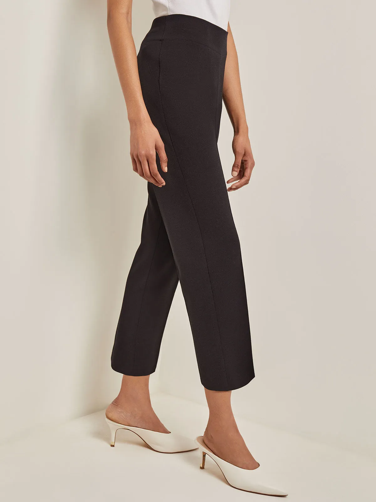 Ankle-length Flat Knit Pant