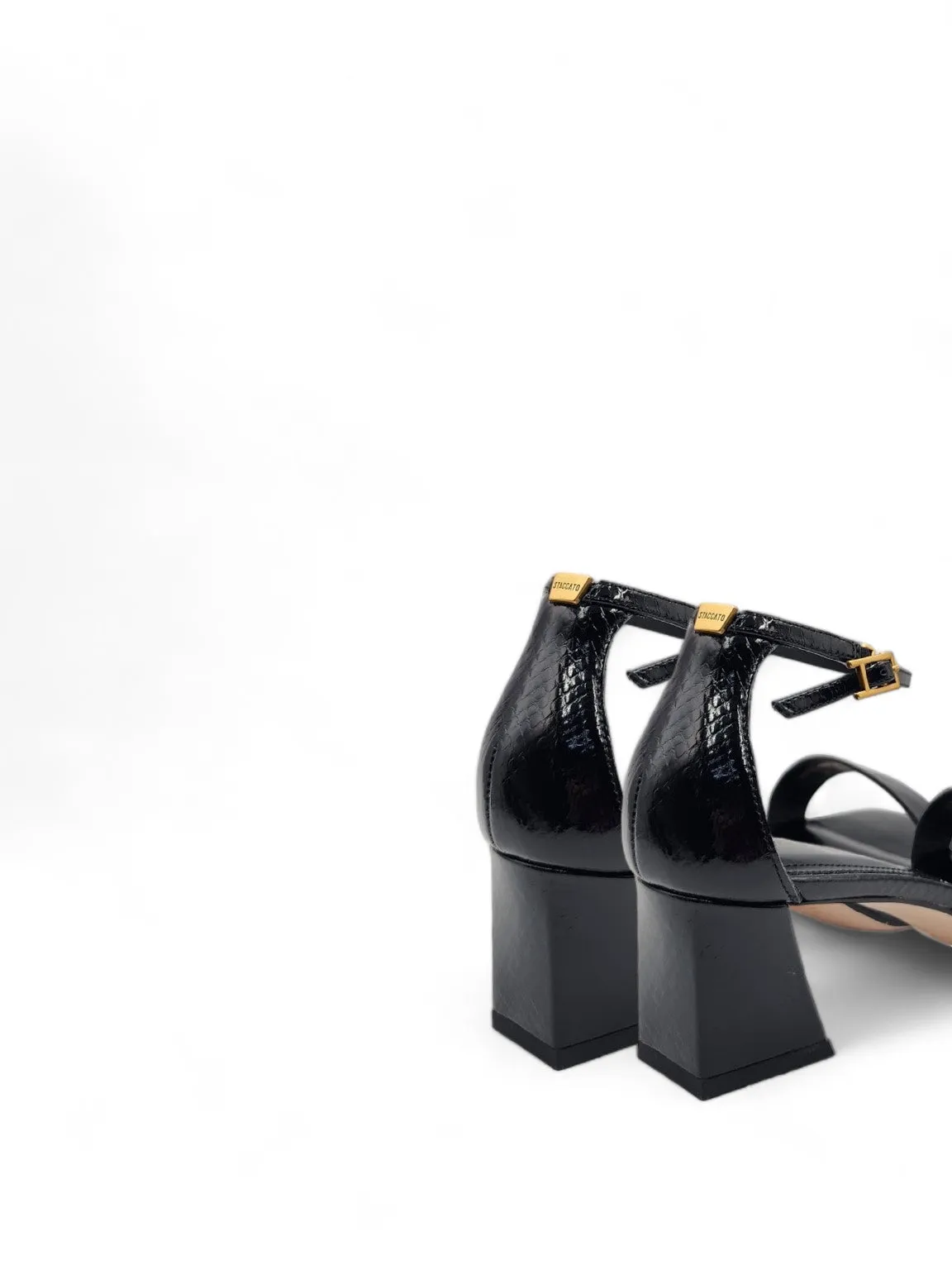 Ankle Strap Block Heel Sandals