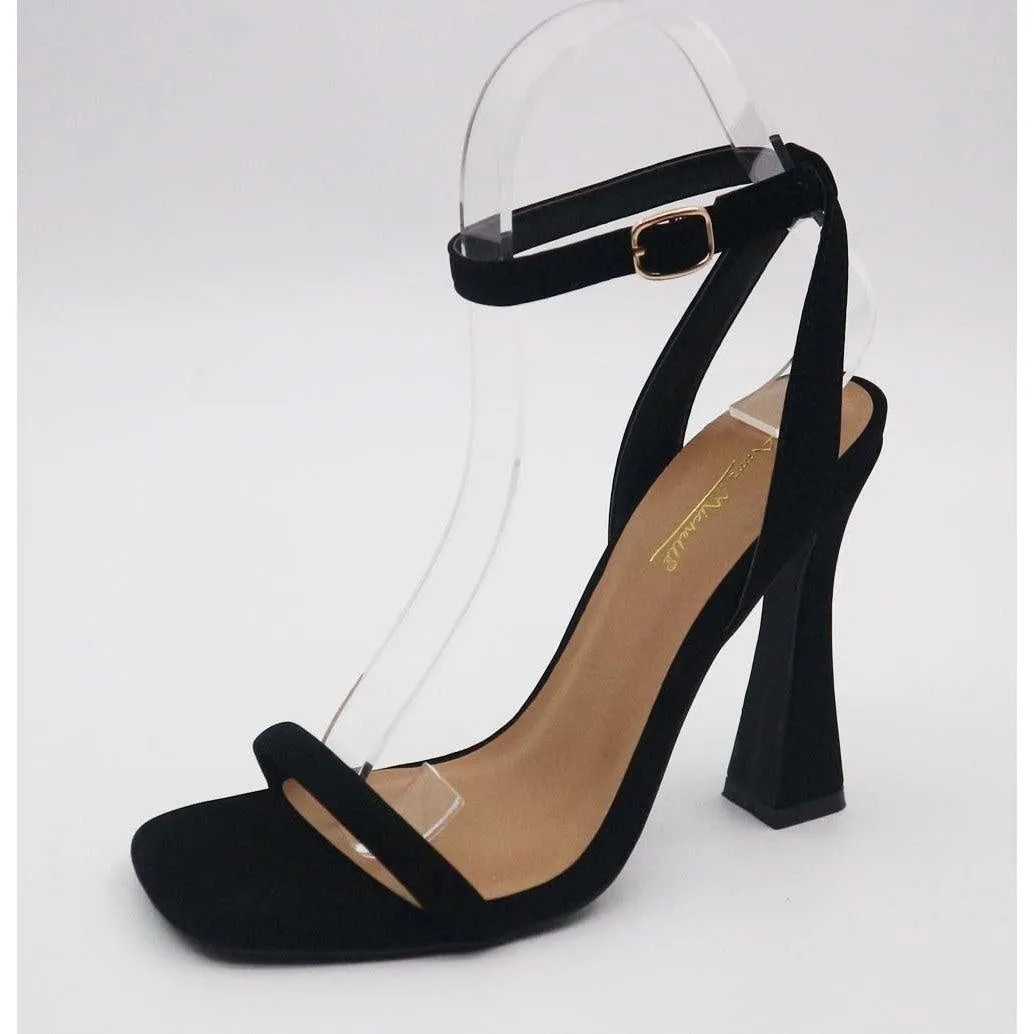 Ankle Strap Suede Sandals