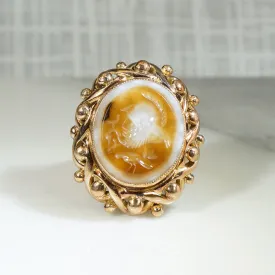 Antique Hardstone Intaglio Ring