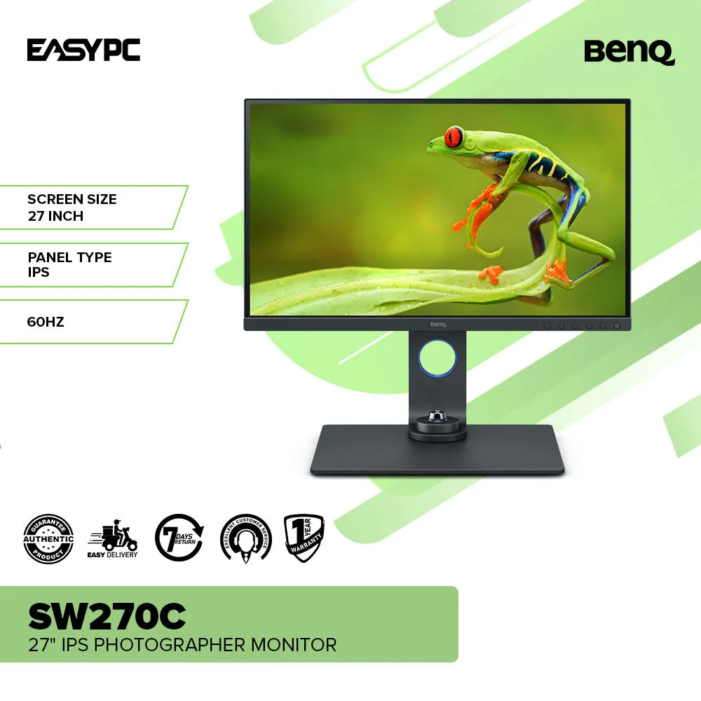 BenQ SW270C 27 IPS Photographer Monitor