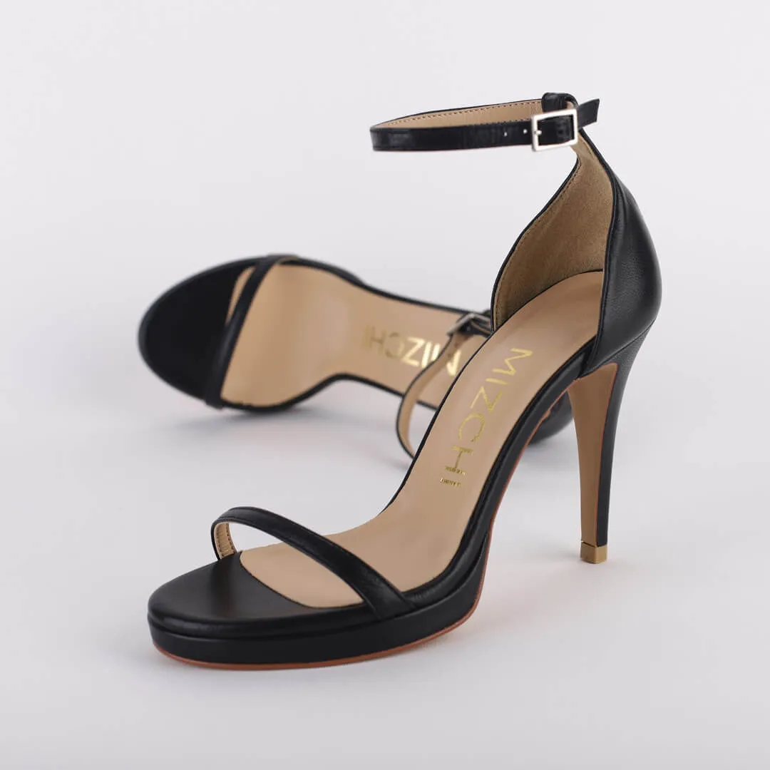 BLAIR - leather strappy sandals