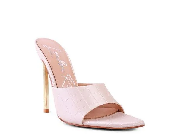 Bottoms Up Pointed High Heel Sandal