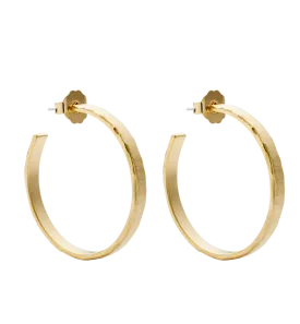 Brinker   Eliza Hammered Hoops Set