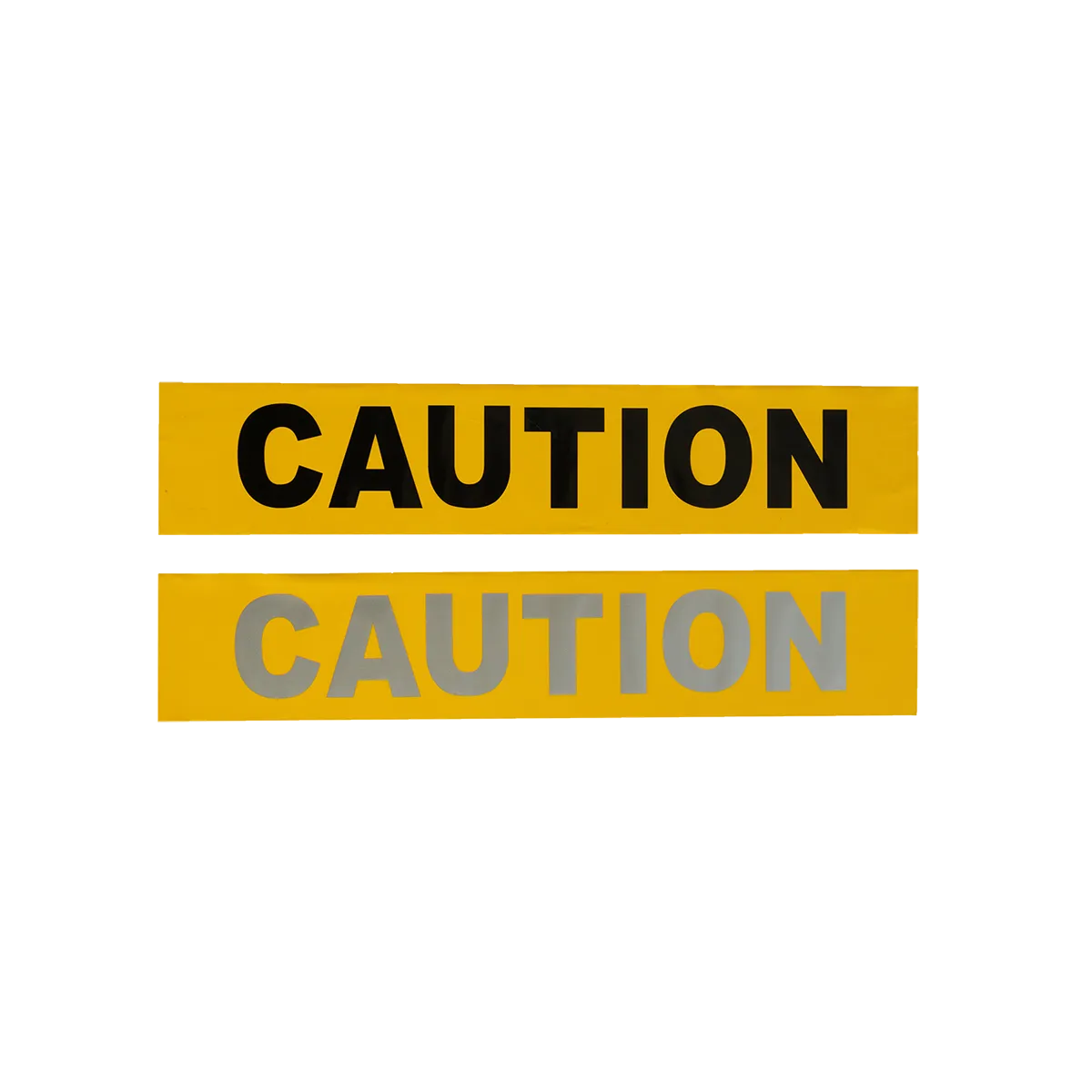 BT-REF-CAUTION Yellow Barricade Tape Black/Silver Reflective Print: CAUTION DO NOT ENTER / CUIDADO NO ENTRAR