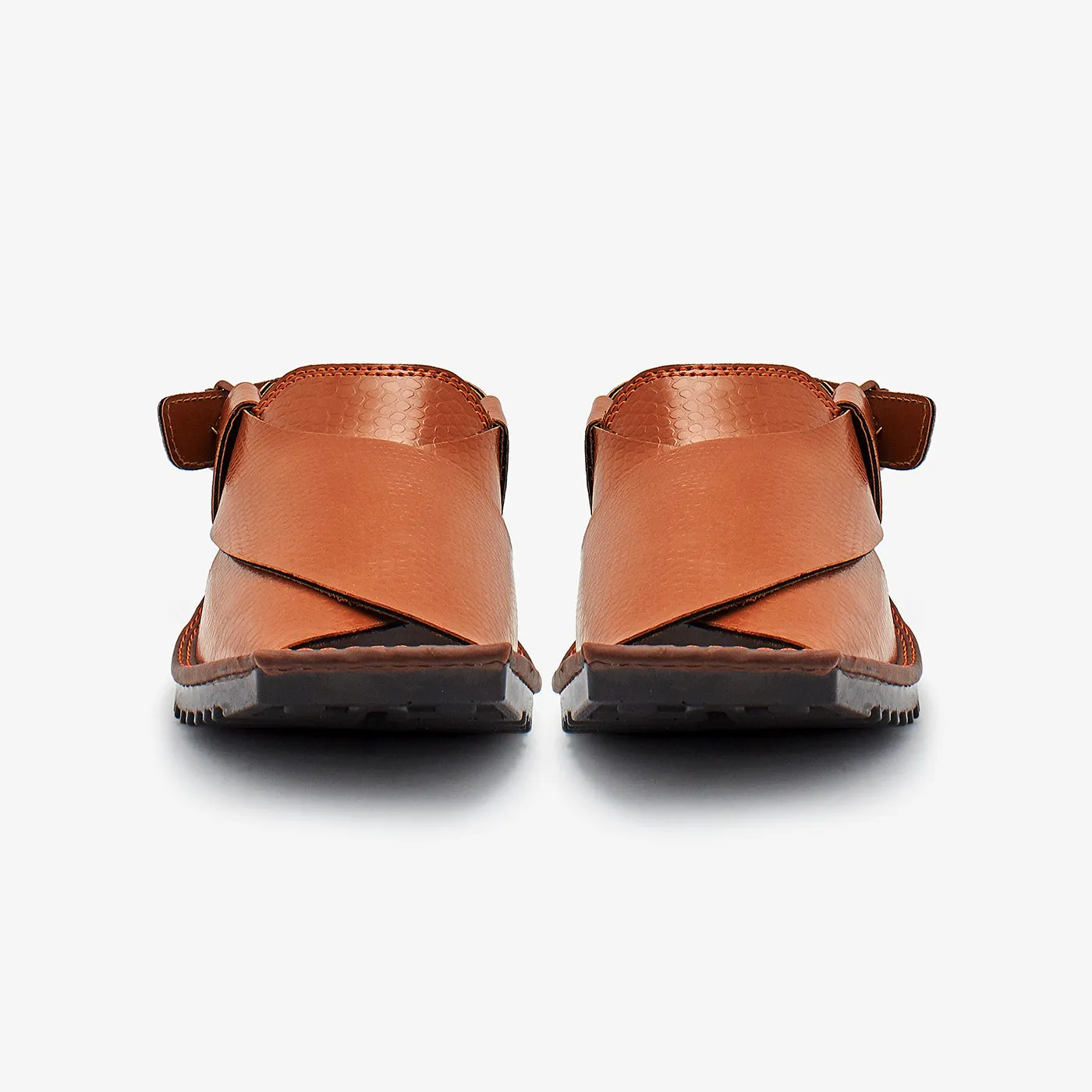 Buckled Peshawari Sandals for Boys