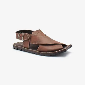 Buckled Peshawari Sandals for Boys