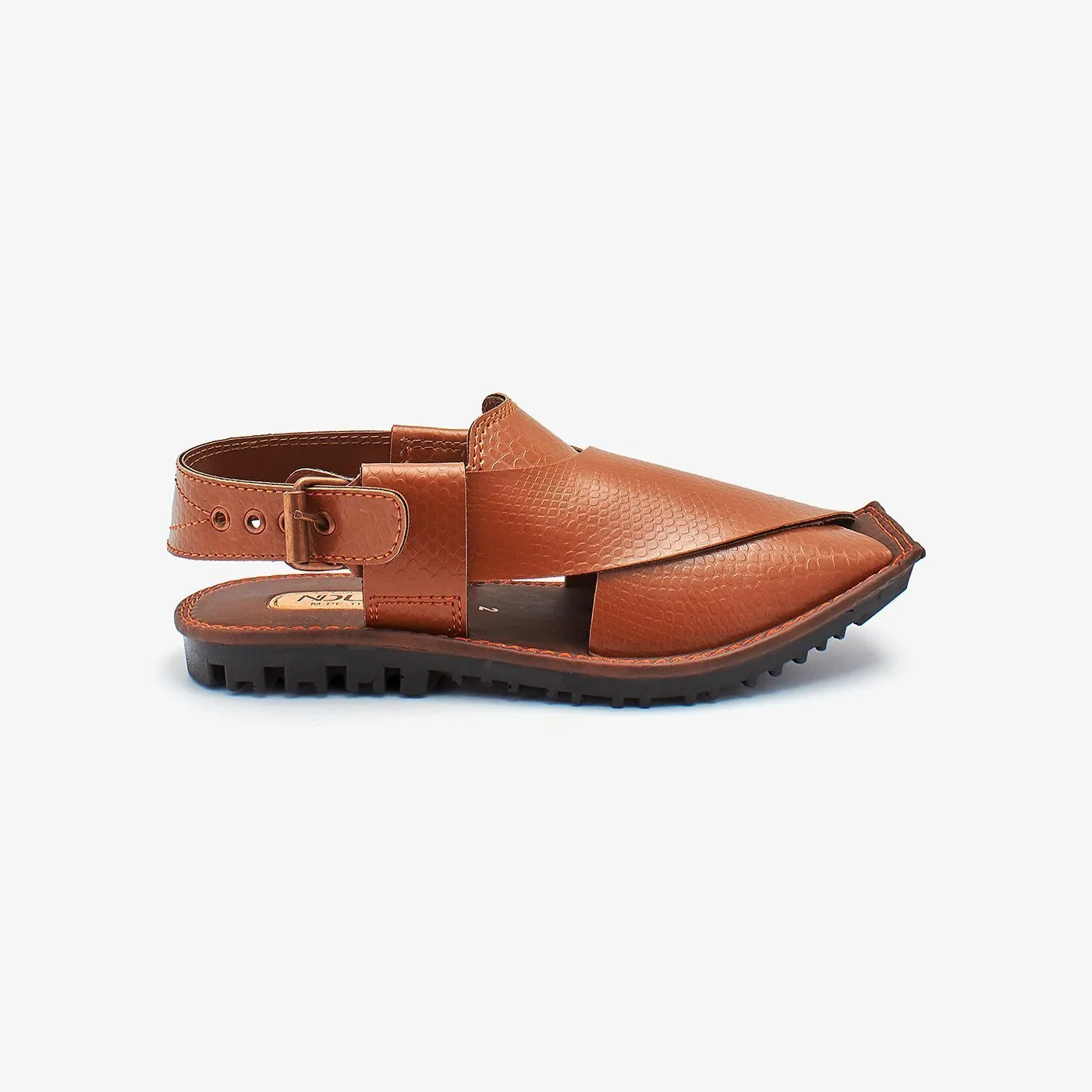 Buckled Peshawari Sandals for Boys