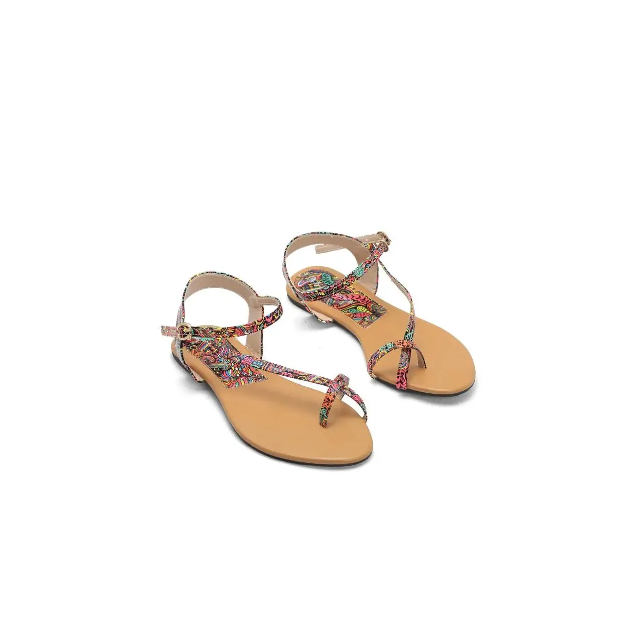 Buy Now Ladies T Strappy Flat Sandals | Nawabi Shoes BD