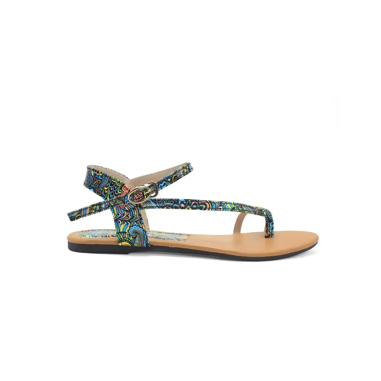 Buy Now Ladies T Strappy Flat Sandals | Nawabi Shoes BD