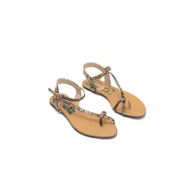 Buy Now Ladies T Strappy Flat Sandals | Nawabi Shoes BD