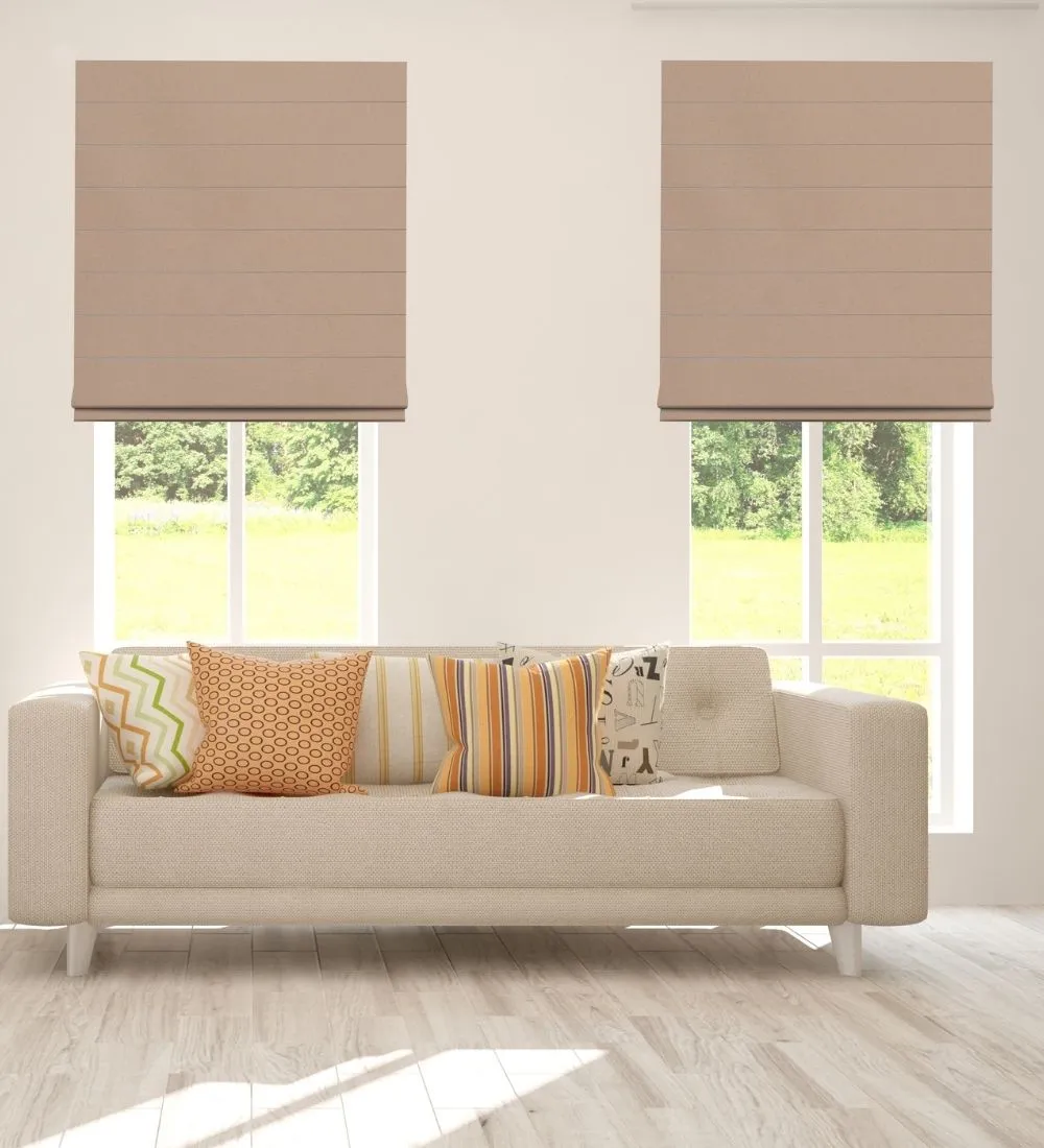 Cara Signature Fabric Blackout Roman Blinds