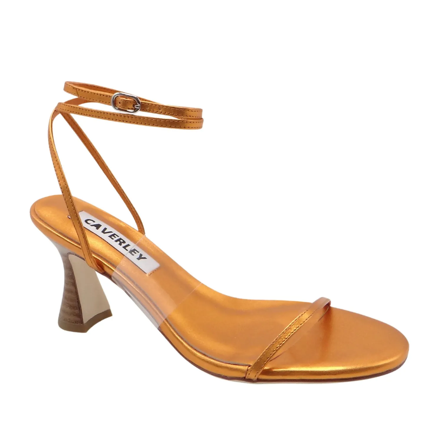 Caverley Women's Leon in Metallic Tangerine