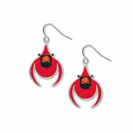 Charley Harper's Cardinal Earrings