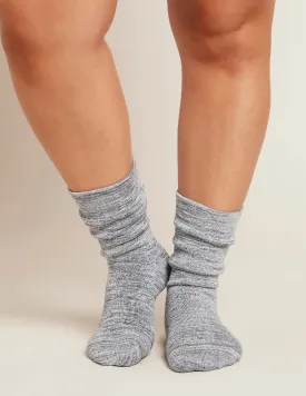 Chunky Bed Socks - Dove Marl