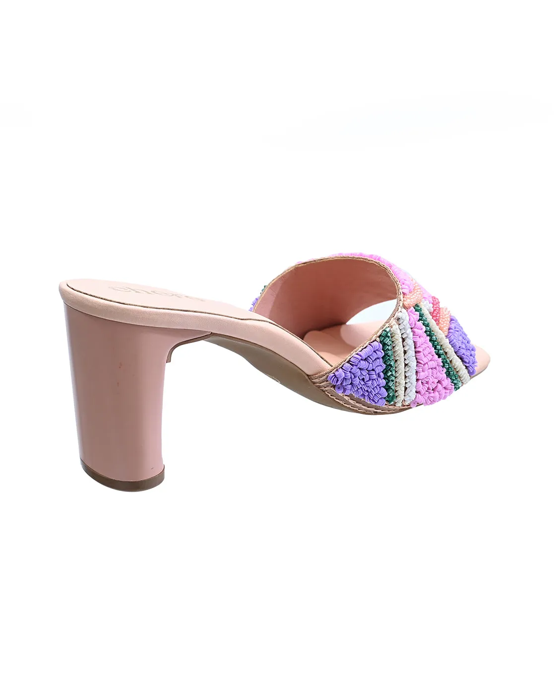 Colorblock embedded heels for Women