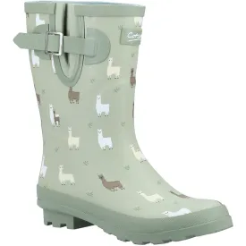 Cotswold Farmyard Womens Printed Mid Wellington