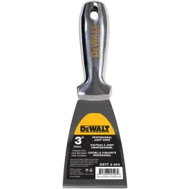 DeWalt One Piece Stainless Steel Putty Knives with Welded Handle