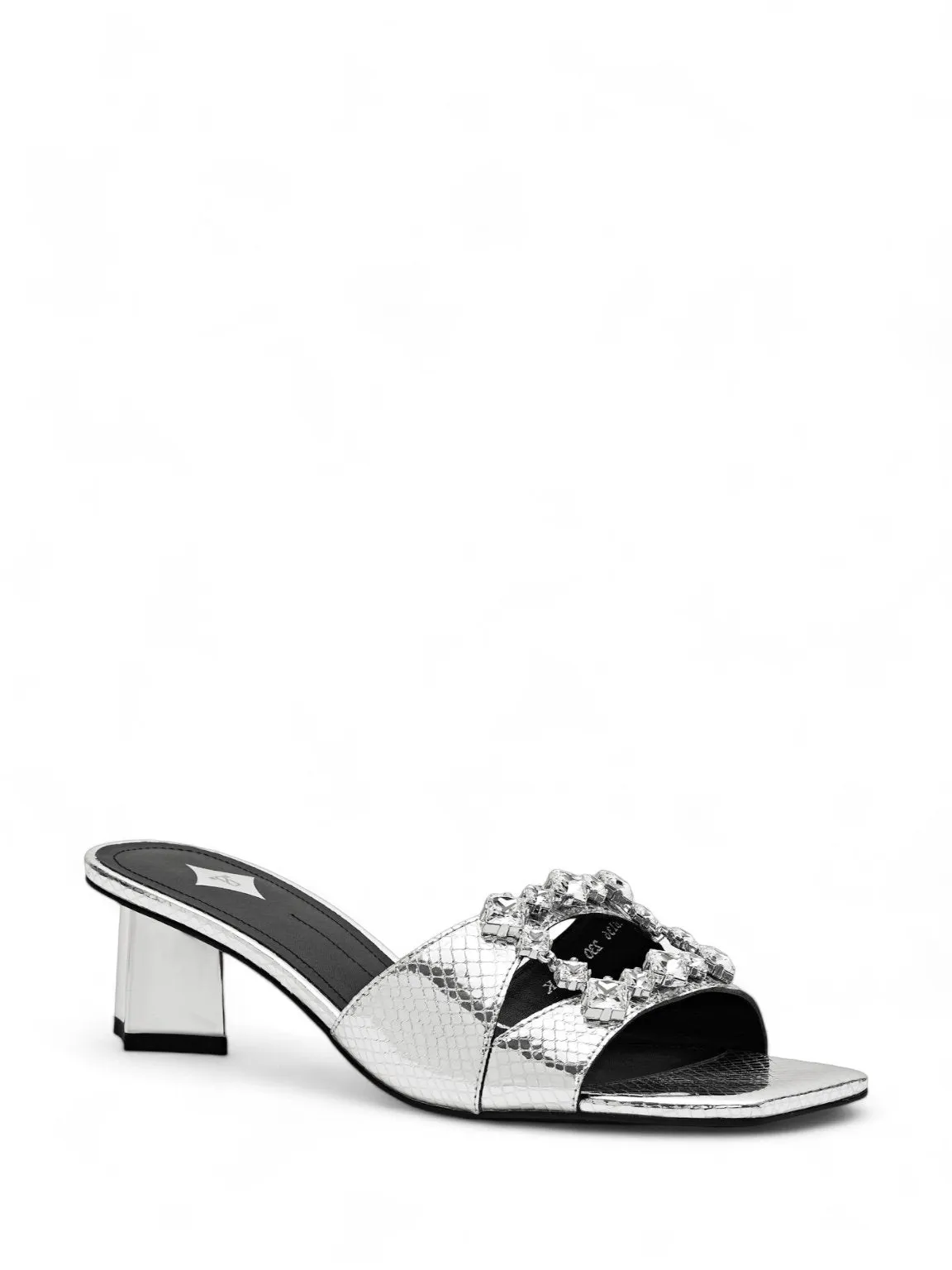 Diamante Peep Toe Heel