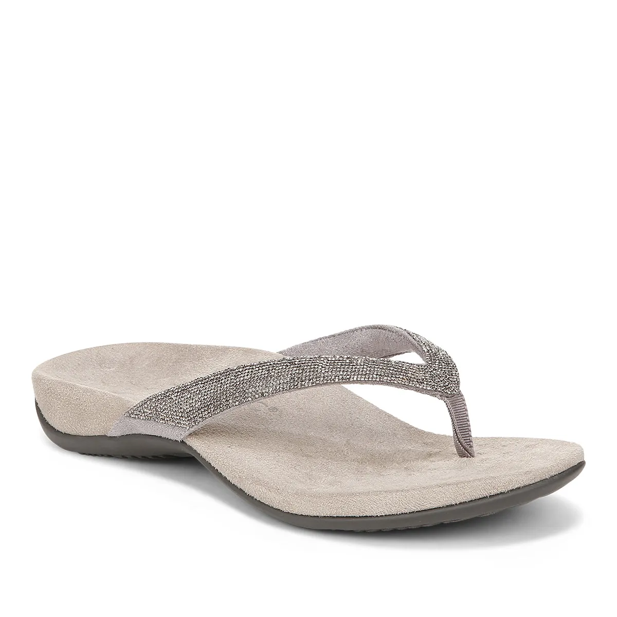 Dillon Shine Toe Post Sandal