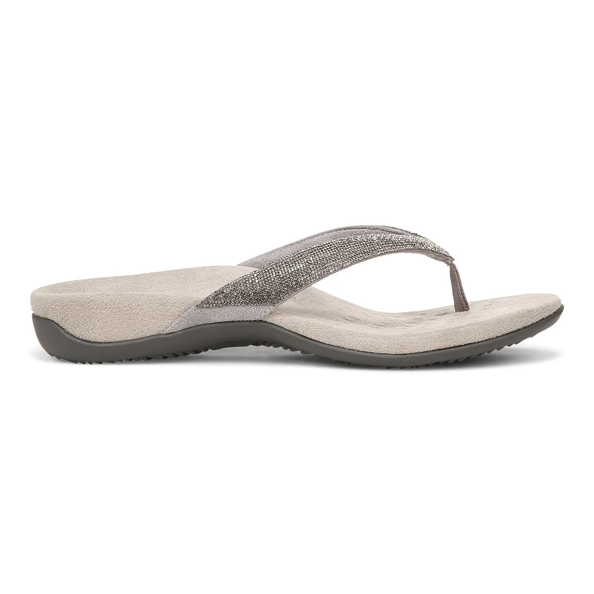 Dillon Shine Toe Post Sandal